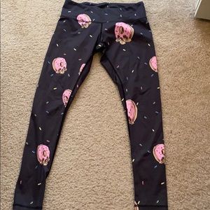 FEED ME FIGHT ME / BEAST WORX Donut Skull Leggings